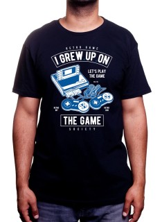 Grew Up On The Game - Tshirt Tshirt Homme Gamer