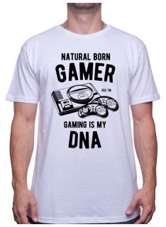 Natural Born Gamer - Tshirt Tshirt Homme Gamer