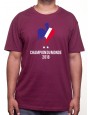 Champion du monde 2018 - Tshirt foot Tshirt Homme Sport