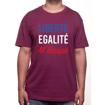 Liberte EgaltÈ MbappÈ - Tshirt foot Tshirt Homme Sport