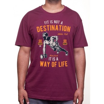 Fit Is Not A Destination - Tshirt Tshirt Homme Sport