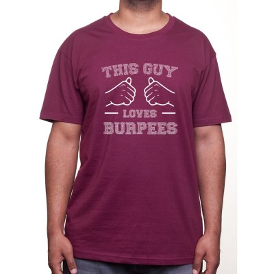 This guy loves burpees - Tshirt Tshirt Homme Sport