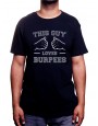This guy loves burpees - Tshirt Tshirt Homme Sport