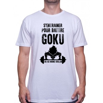S'entrainer pour battre Goku - Tshirt Tshirt Homme Sport