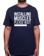 Installing muscles please wait - Tshirt Tshirt Homme Sport