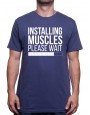 Installing muscles please wait - Tshirt Tshirt Homme Sport