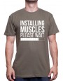 Installing muscles please wait - Tshirt Tshirt Homme Sport
