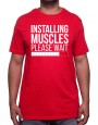 Installing muscles please wait - Tshirt Tshirt Homme Sport