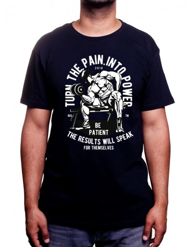 Turn The Pain Into Power - Tshirt Tshirt Homme Sport