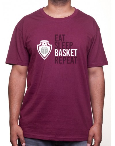 Eat sleep basket and repeat - Tshirt Tshirt Homme Sport