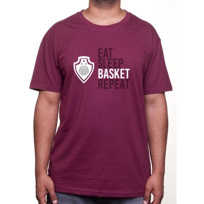 Eat sleep basket and repeat - Tshirt Tshirt Homme Sport