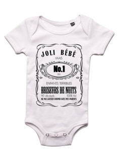 Joli Bebe Jack Daniels - Body bébé Bébé