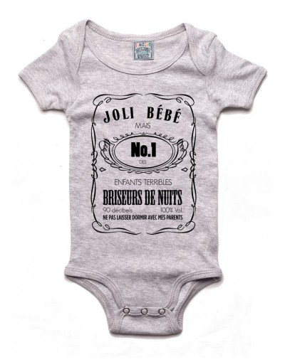Joli Bebe Jack Daniels - Body bébé Bébé
