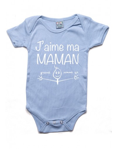 J'aime mon maman grand comme ca - Body bébé Bébé