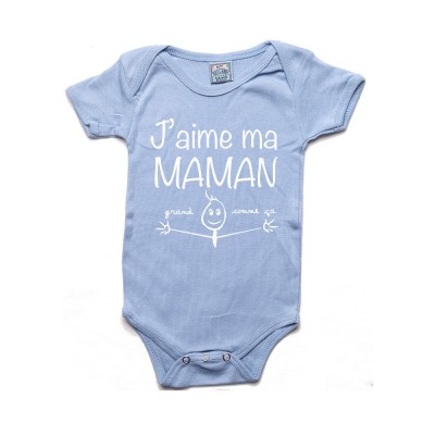 J'aime mon maman grand comme ca - Body bébé Bébé
