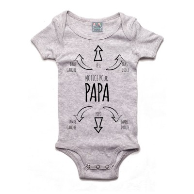 Notice pour Papa - Body bébé Bébé