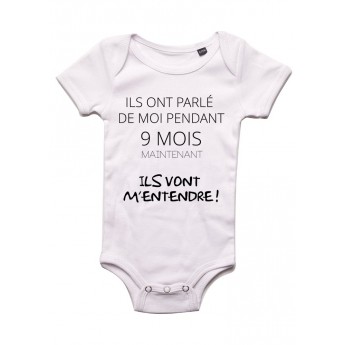 On a parlé de moi pendant 9 mois - Body bébé Bébé