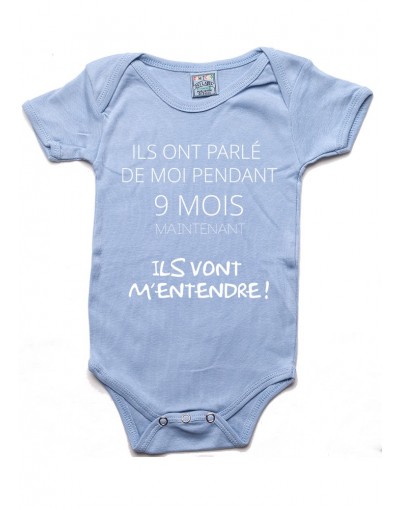 On a parlé de moi pendant 9 mois - Body bébé Bébé