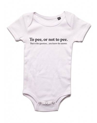 To pee or not to pee - Body bébé Bébé