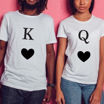 Tshirt Couple – Lot King & Queen of Heart – Shirtizz Couple