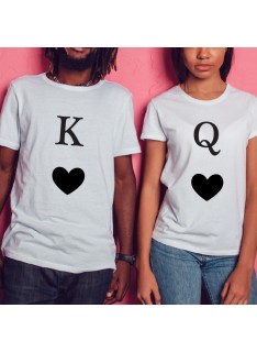 Tshirt Couple – Lot King & Queen of Heart – Shirtizz Couple