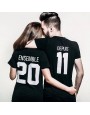 Tshirt Couple – Ensemble depuis – Shirtizz Tshirt Couple