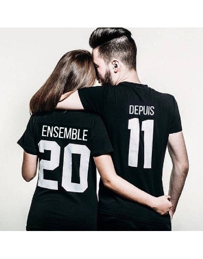 Tshirt Couple – Ensemble depuis – Shirtizz Tshirt Couple