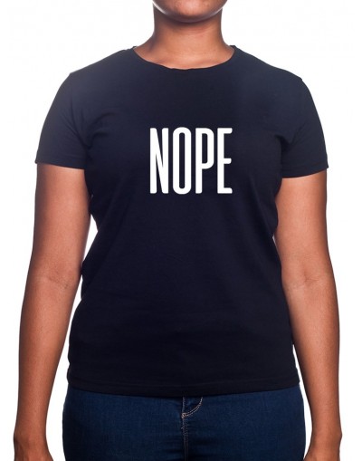 Nope - Tshirt Femme