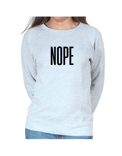 Nope - Sweat Crewneck Femme