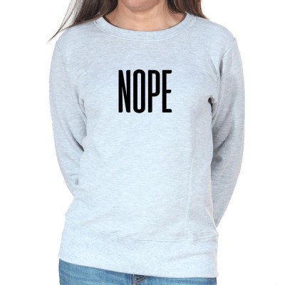 Nope - Sweat Crewneck Femme