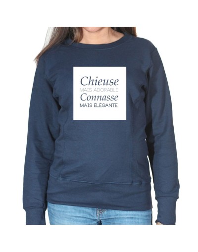 Chieuse mais adorable - Sweat Crewneck Femme