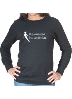 Ne grandissez pas c'est une arnaque - Sweat Crewneck Femme