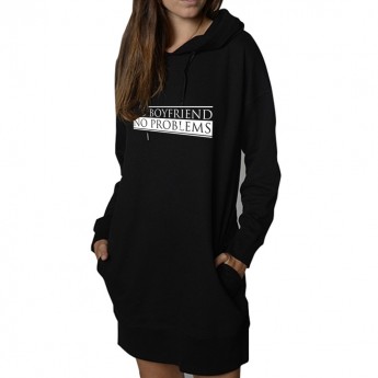 No Boyfriend No Problem - Sweat Oversized Femme