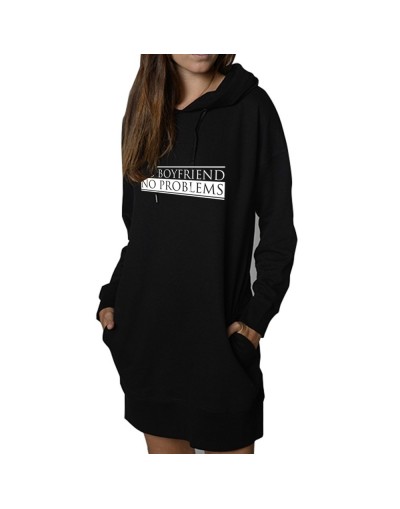 No Boyfriend No Problem - Sweat Oversized Femme