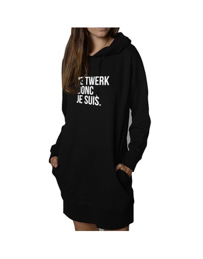 JE twerk donc je suis - Sweat Oversized Femme