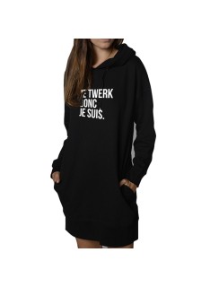 JE twerk donc je suis - Sweat Oversized Femme