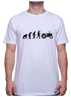 Darwin farmer - Tshirt Humour Agriculteur T-shirt Homme