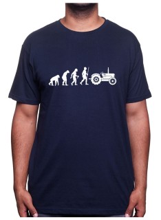 Darwin farmer - Tshirt Humour Agriculteur T-shirt Homme