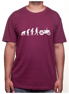 Darwin farmer - Tshirt Humour Agriculteur T-shirt Homme