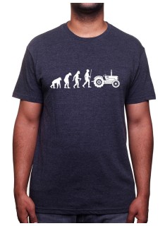 Darwin farmer - Tshirt Humour Agriculteur T-shirt Homme