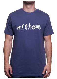 Darwin farmer - Tshirt Humour Agriculteur T-shirt Homme