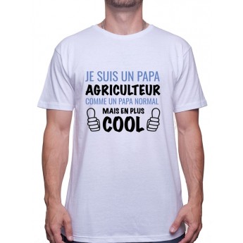 Je suis un papa agriculteur - Tshirt Humour Agriculteur T-shirt Homme