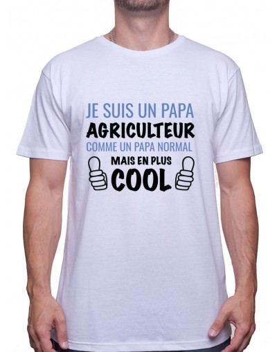 Je suis un papa agriculteur - Tshirt Humour Agriculteur T-shirt Homme