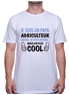 Je suis un papa agriculteur - Tshirt Humour Agriculteur T-shirt Homme