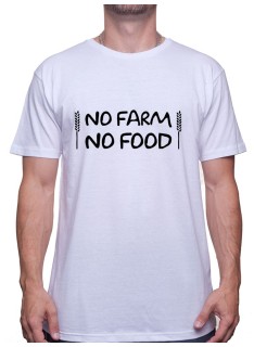No farms no food - Tshirt Humour Agriculteur T-shirt Homme