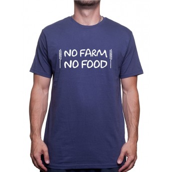 No farms no food - Tshirt Humour Agriculteur T-shirt Homme