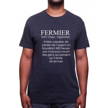 De?finition fermier - Tshirt Humour Agriculteur T-shirt Homme