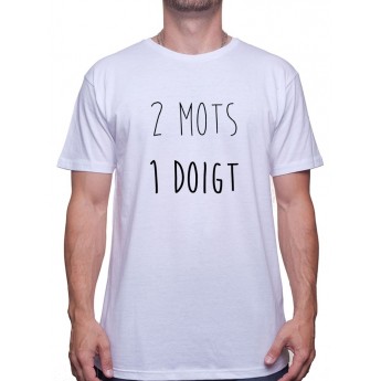 2 mots 1 doigts - Tshirt Homme