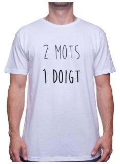 2 mots 1 doigts - Tshirt Homme