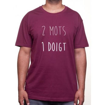 2 mots 1 doigts - Tshirt Homme